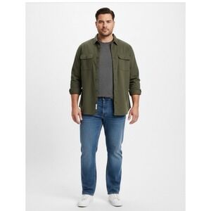 Wrangler Mens 40x30 Regular Fit Blue Denim Jeans Premium Quality